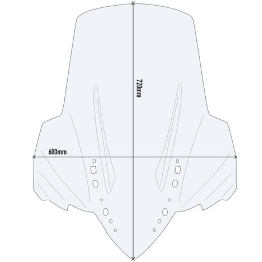 Cupula Givi Yamaha Tricity 300 20-