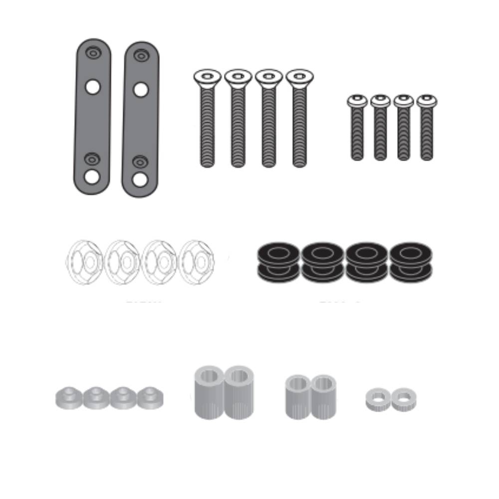 Kit anclajes cupula Yamaha Tricity 125-155