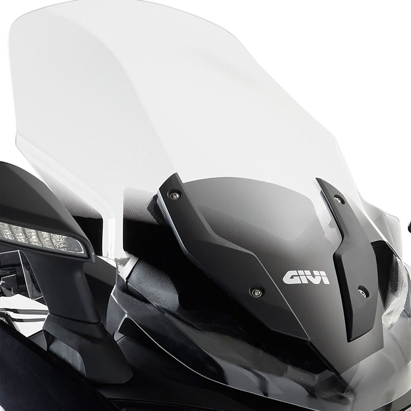 Parabrisas transparente con paramanos Givi moto BMW C650GT 2012-