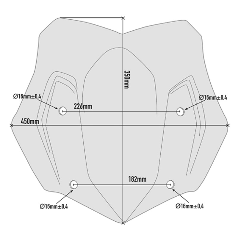 Cupula sport Givi BMW R1200GS-R1250GS-ADV 18-