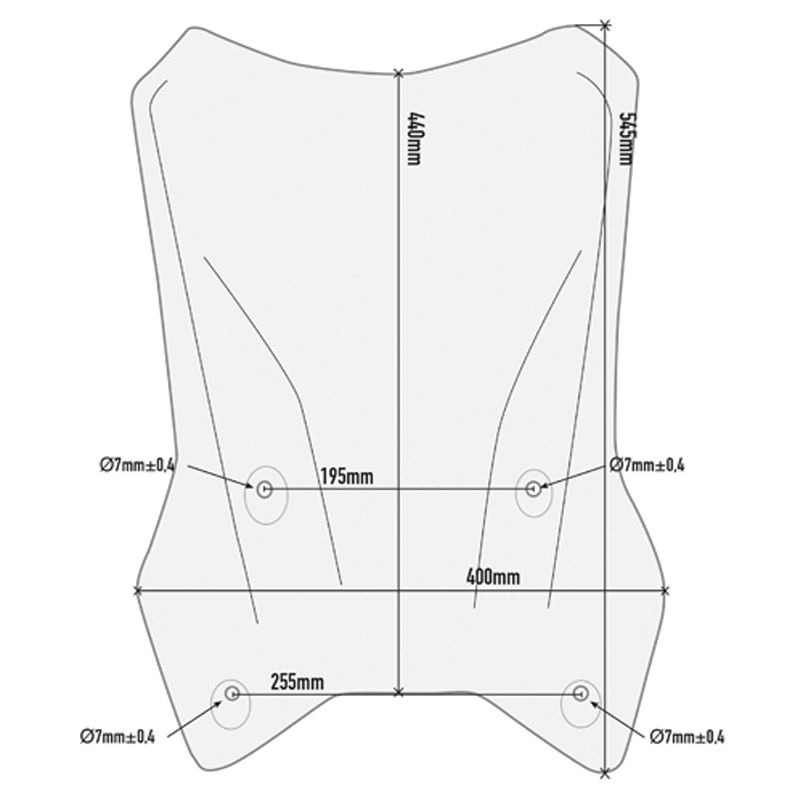 Cupula transparente KTM 1290 Superadv 17-20 Givi