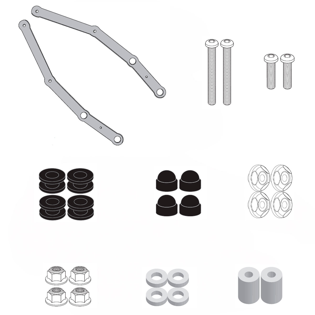 Kit anclajes instalación parabrisas Givi 9267DT en VOGE SR1 125 23+