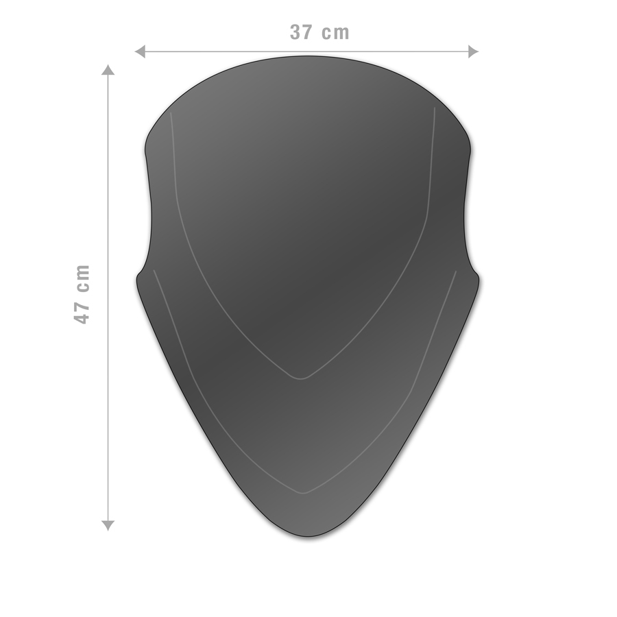 Cupula barracuda aerosport Ducati Multistrada V4S 22+