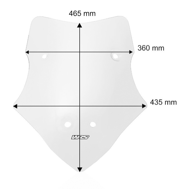 Cupula WRS standard Ducati multistrada v4/s/sport/rally 20-