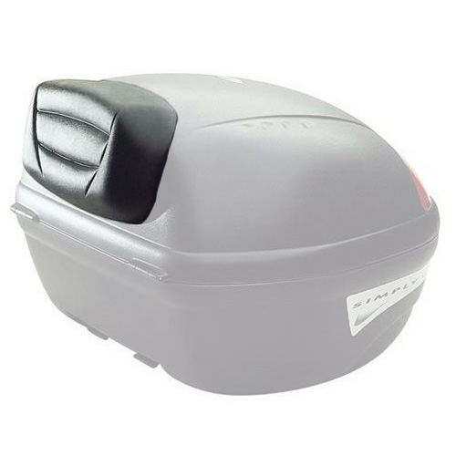 Givi respaldo para maleta B47 BLADE y V40 simil de piel negra con logo Givi