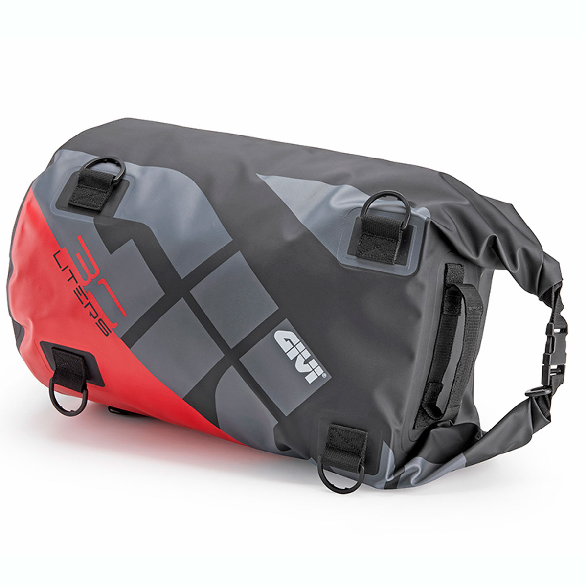 Bolsa cargo tipo rulo rojo impermeable Givi 30Lts 