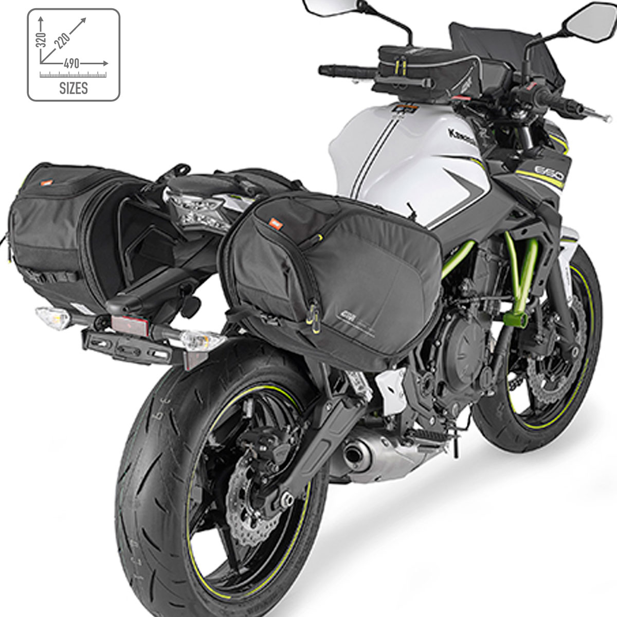 Alforjas Extensible 20-30 litros impermeable Givi