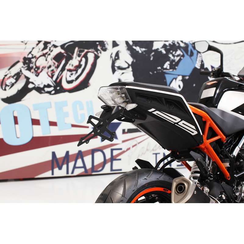 Portamatriculas KTM Duke 125-390 17- Evotech