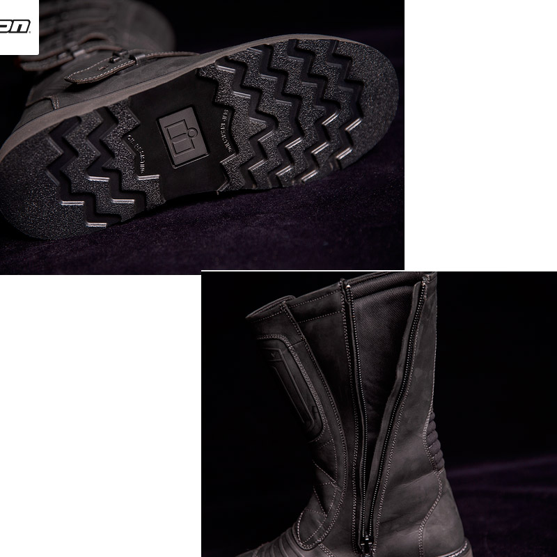 Botas de moto ICON Elsinore2 Negro