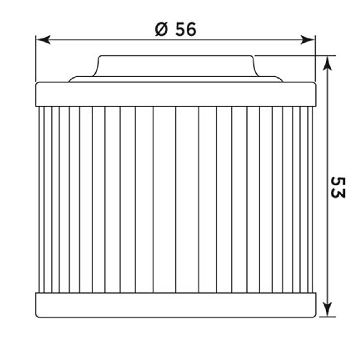 Filtro de aceite MIW para moto equivalente HF151