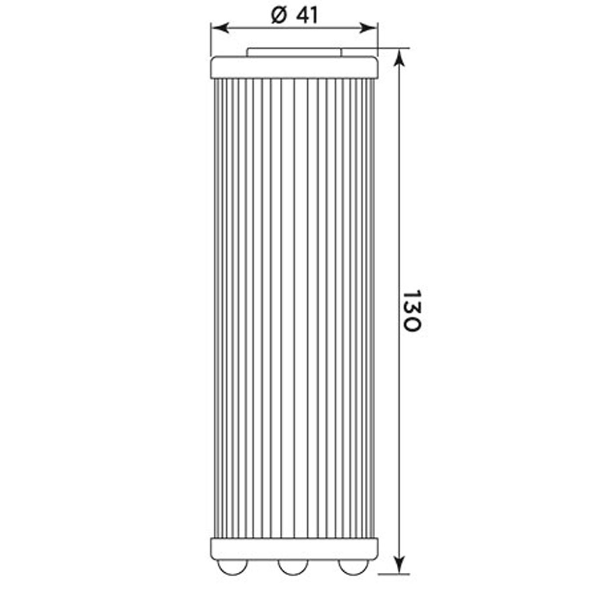 Filtro de aceite MIW para moto equivalente HF650