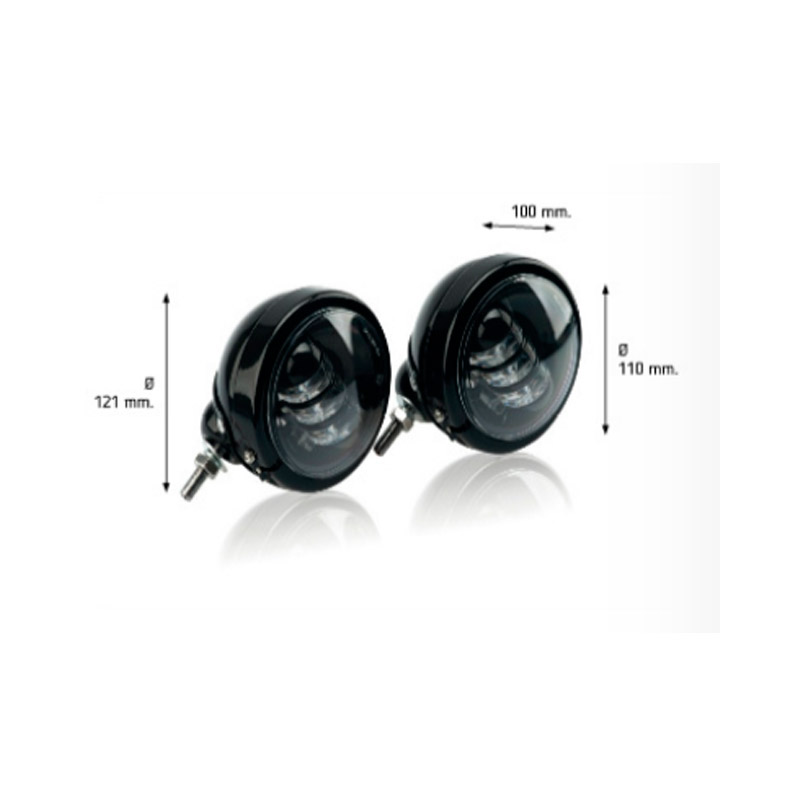 Faros auxiliares universales defensas Custom