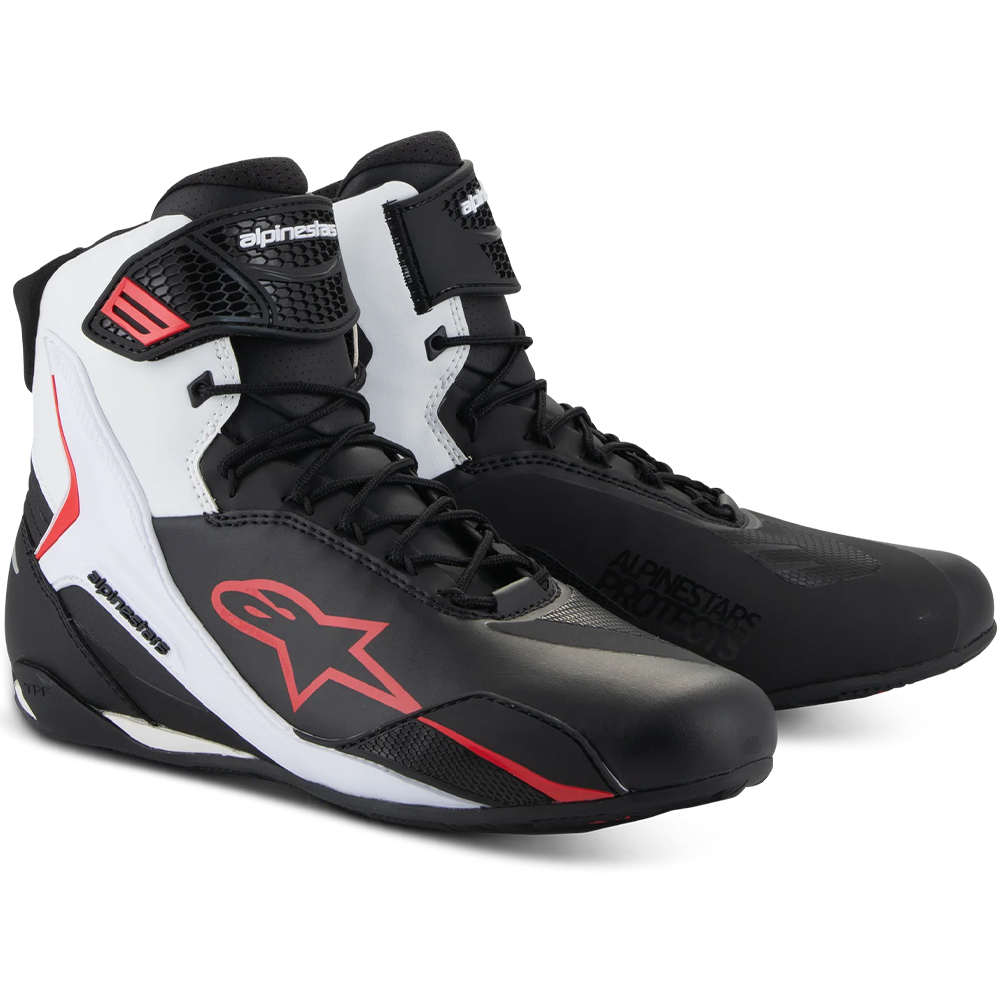 Zapatillas Alpinestars Faster 4 Negro / Blanco / Rojo