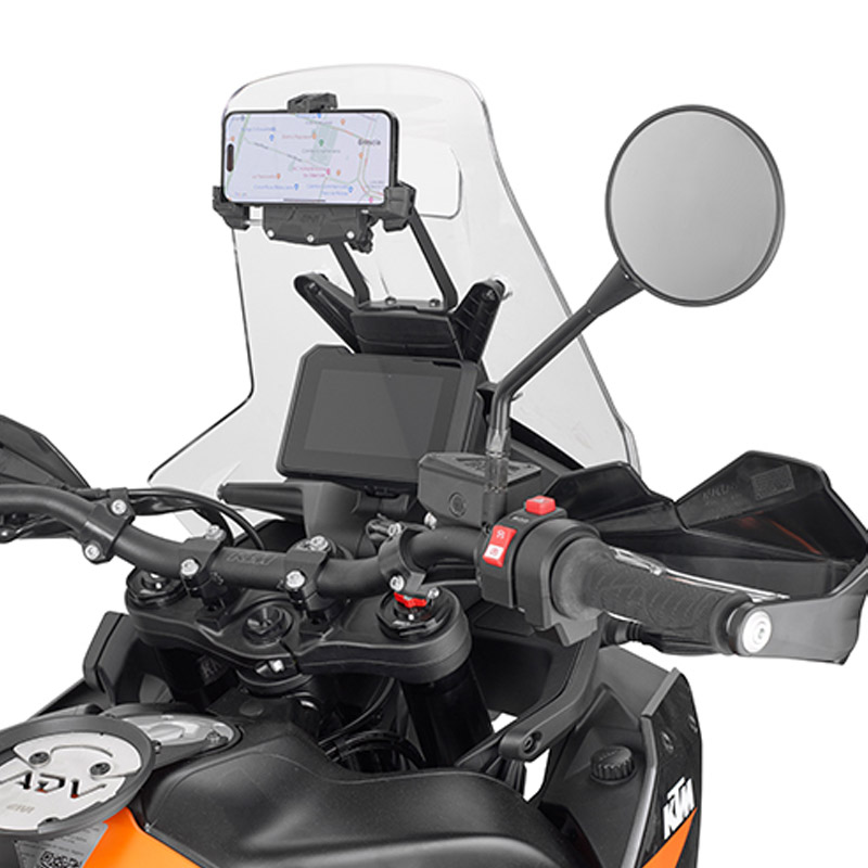 Barra porta GPS-Smartphone en cupula KTM 890 Adventure 23-