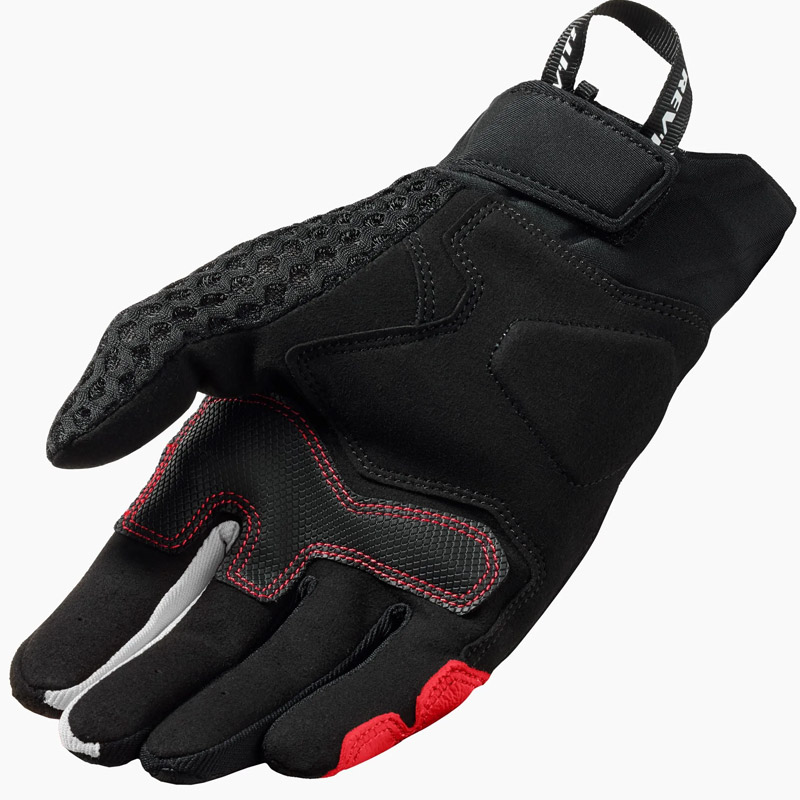 guantes revit veloz negro-rojo