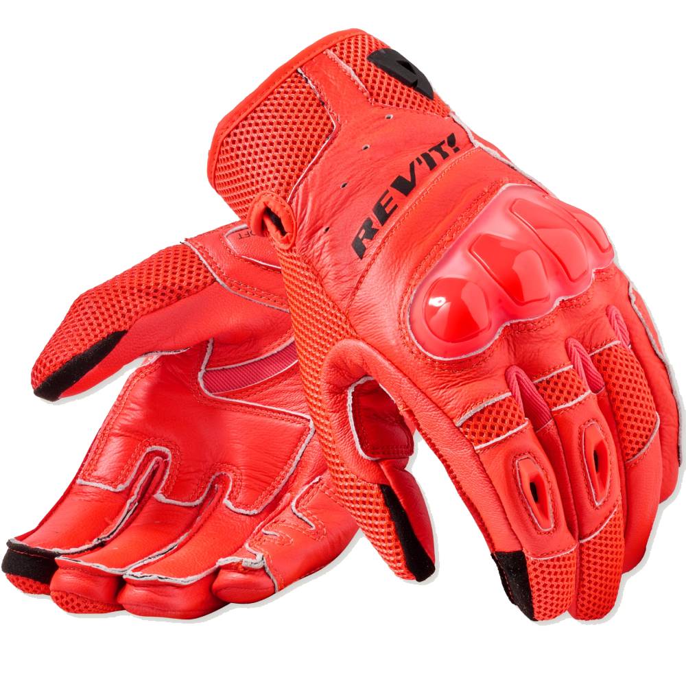 Guantes RITMO Revit Rojo Flúor