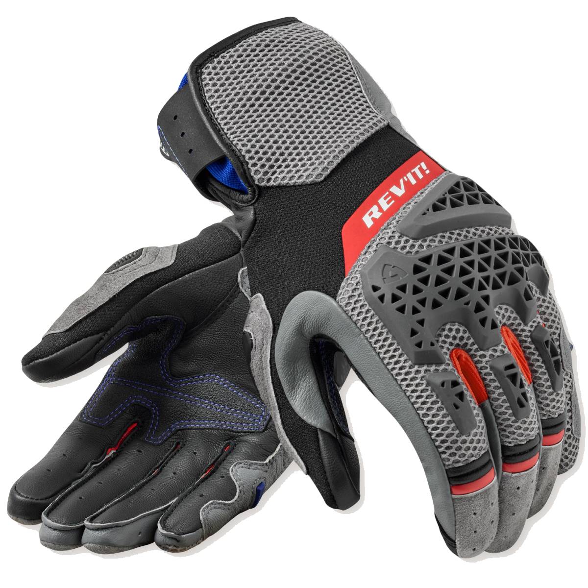 Guantes Revit Sand 5 Mujer FGS237 Gris-Rojo