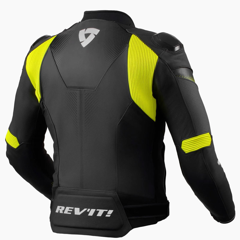 chaqueta revit Control negro-amarillo fluor