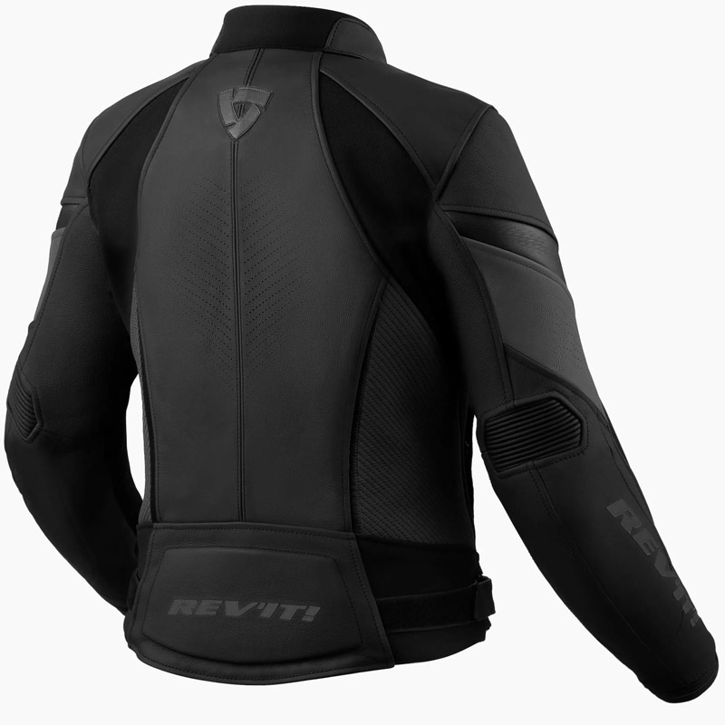 chaqueta revit xena 4 Mujer negro-antracita