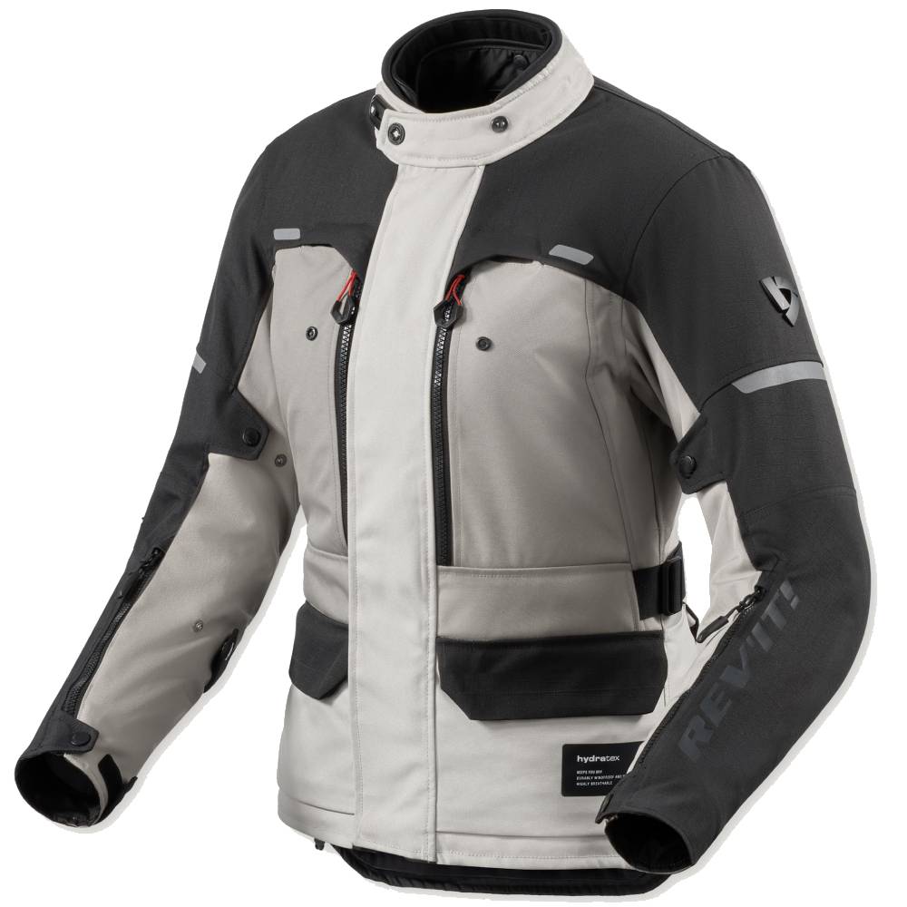 Chaqueta Revit Outback 5 H20 Mujer Gris plata-Negro