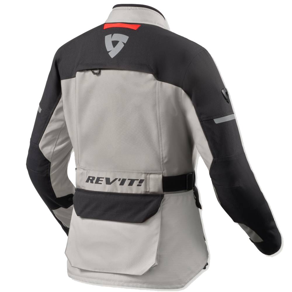 Chaqueta Revit Outback 5 H20 Mujer Gris plata-Negro