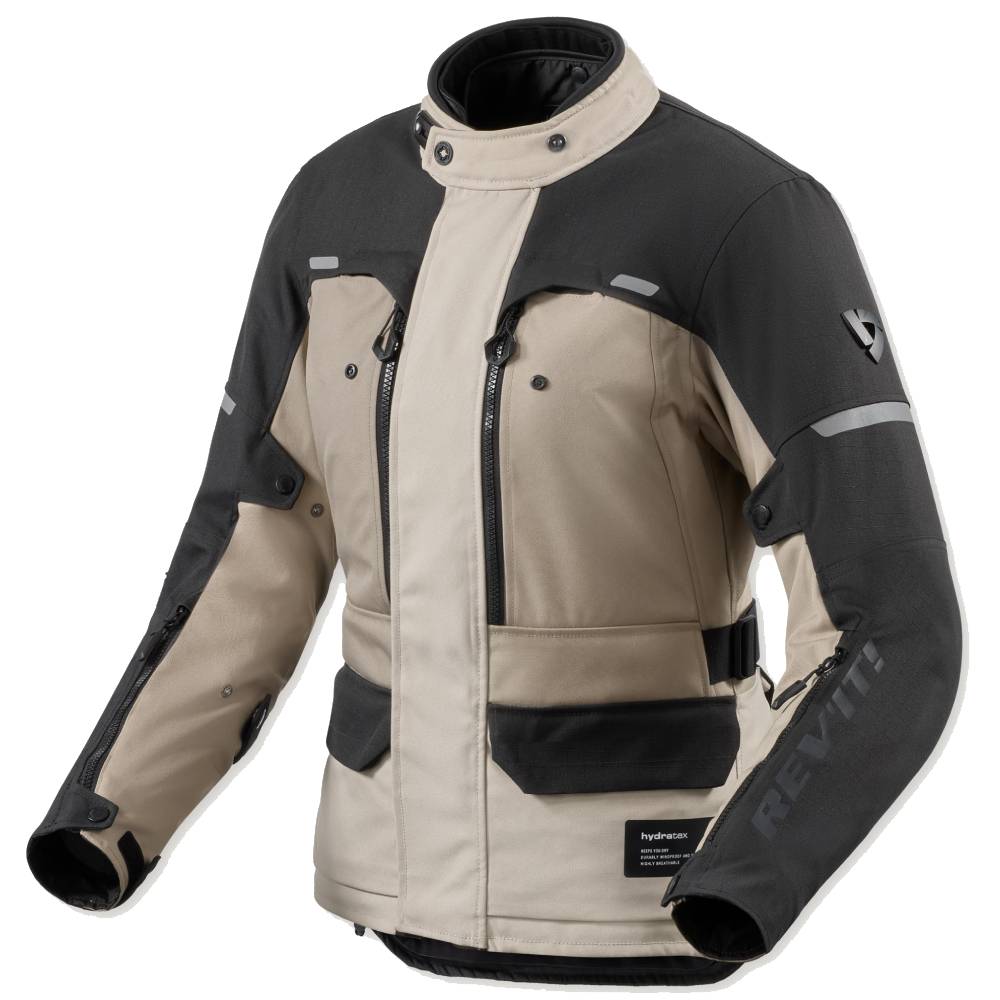 Chaqueta Revit Outback 5 H20 Mujer Marrón Arena-Negro