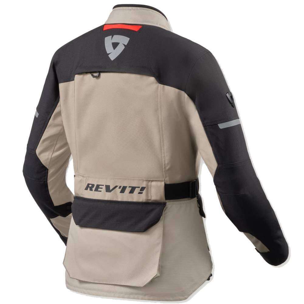 Chaqueta Revit Outback 5 H20 Mujer Marrón Arena-Negro