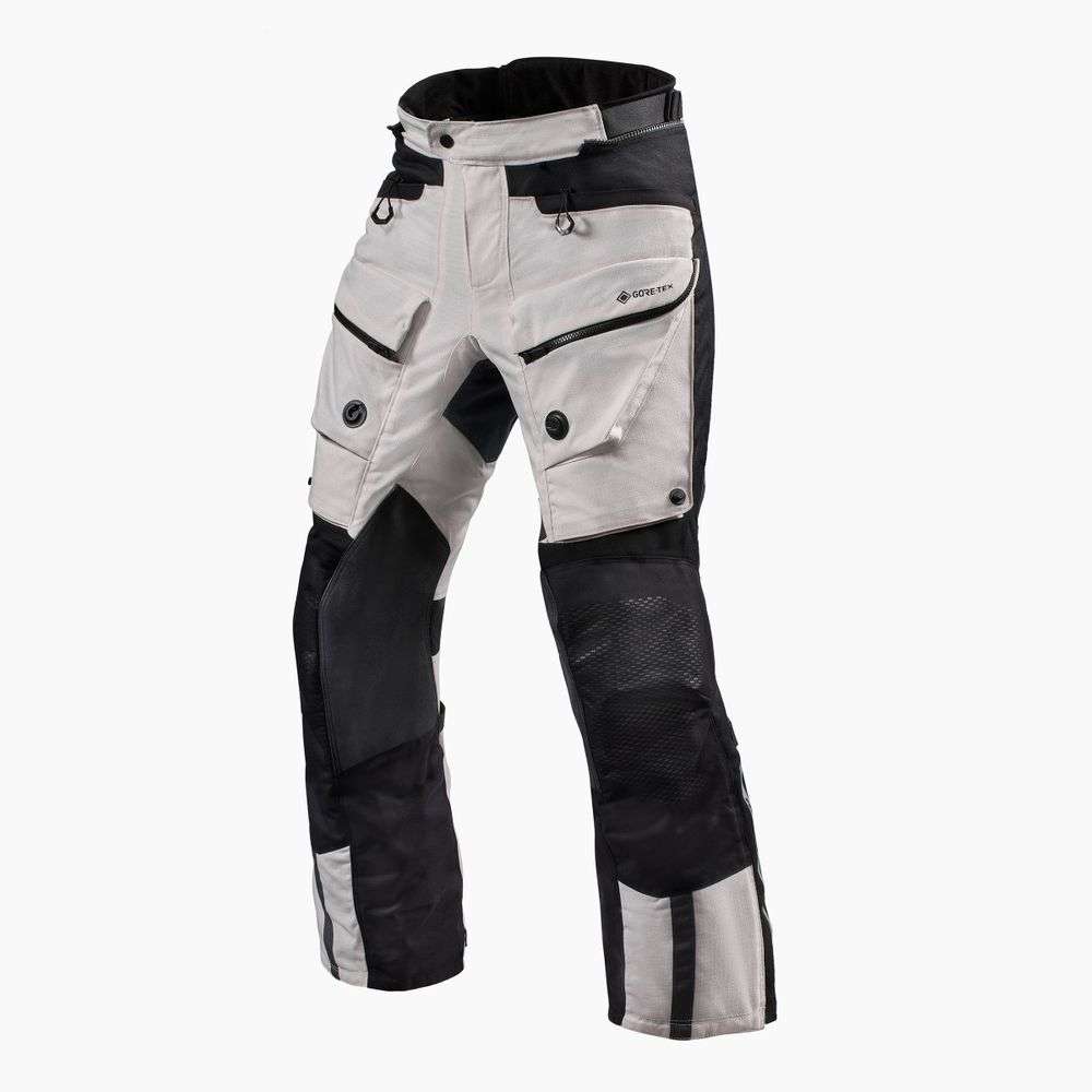 pantalon revit defender 3 gtx fpt107 plata-negro GORE-TEX. Largo