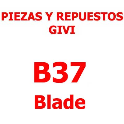 Recambios despiece de la maleta B37 BLADE GIVI