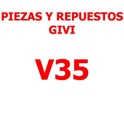 Despiece de las maletas laterales Givi V35 y V35Tech, todos los repuestos