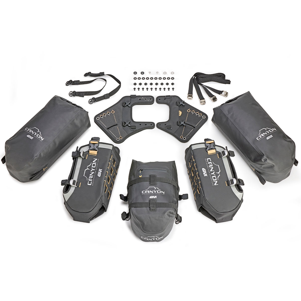 Bolsas laterales impermeables modulares en herradura Givi 44 litros