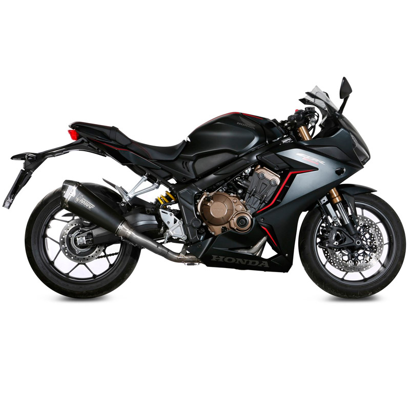 Escape completo delta negro honda CBR650R,CB650R 19-23