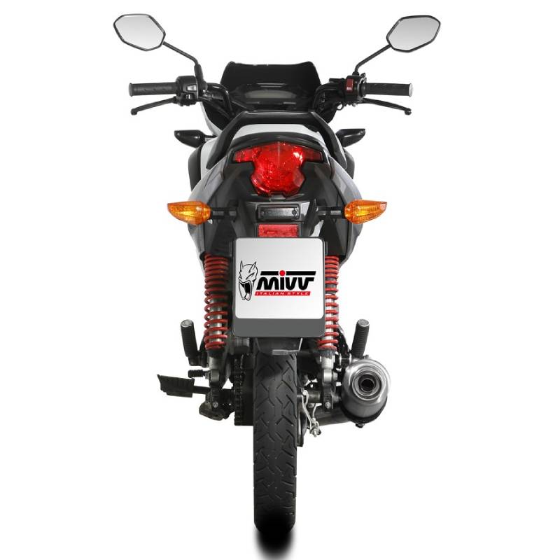 Escape Mivv GP Negro HONDA CB 125 F 2023-