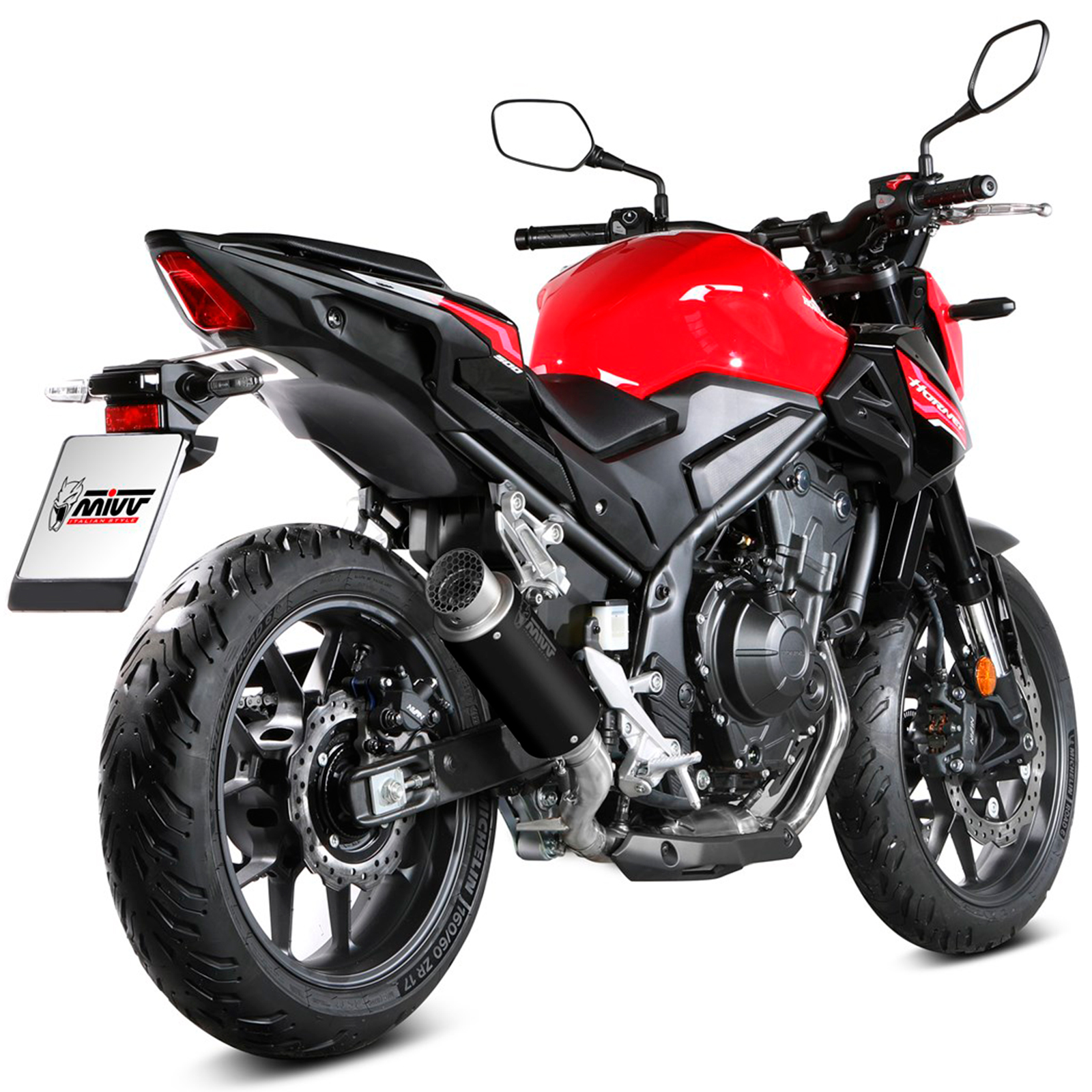 Escape GP Pro acero negro Honda CBR500R / CB500 Hornet 24-