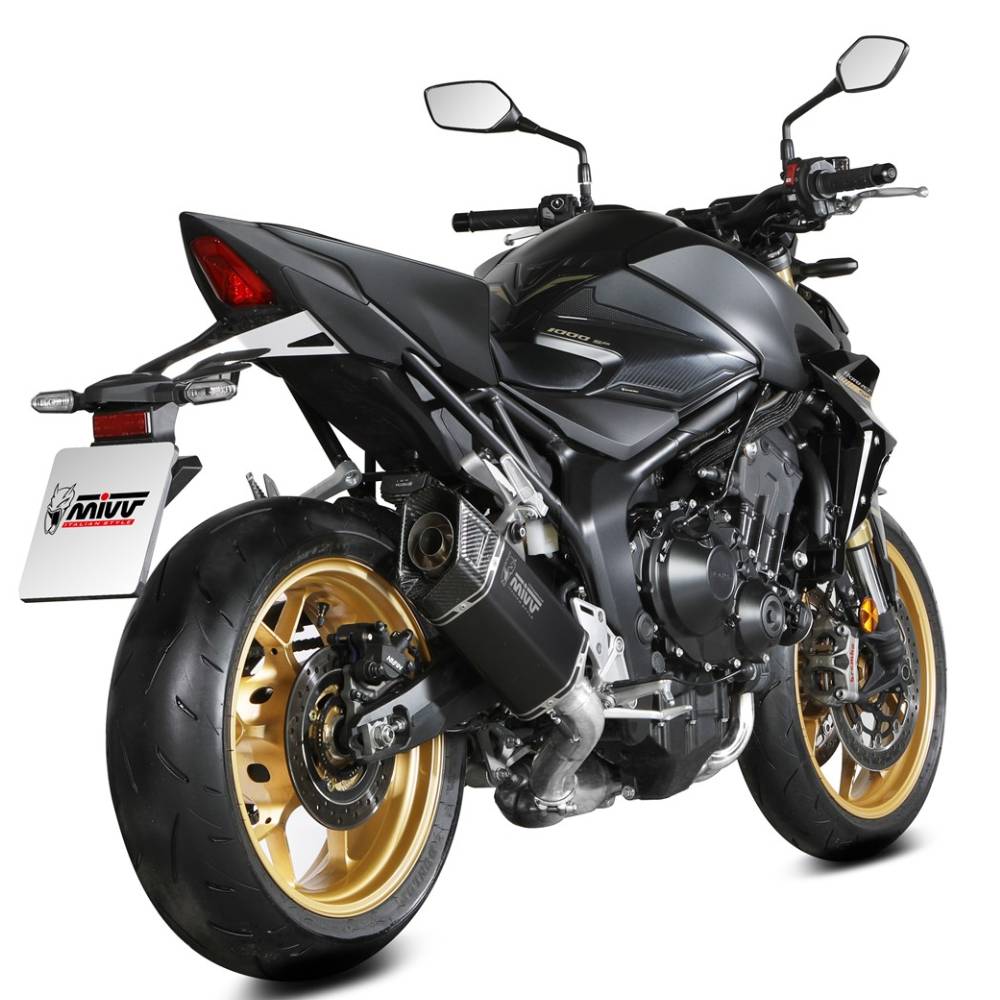 Escape Mivv SR-1 negro Honda CB1000Hornet 25-