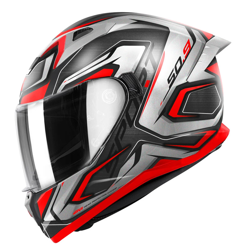 Casco integral 50.9 Atomic Givi rojo M