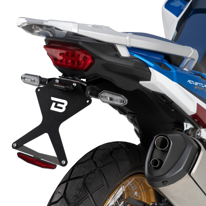 Portamatriculas Barracuda intermitentes originales Honda Africa Twin 20-22