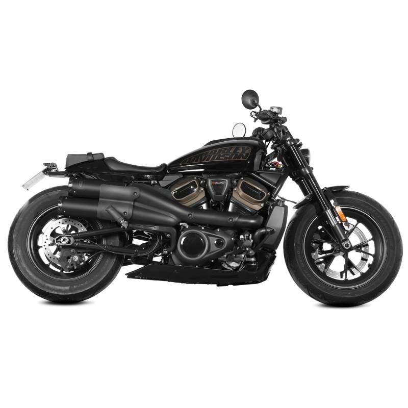 Escape Mivv HR-1 Negro con tapa de carbono HARLEY DAVIDSON SPORTSTER S 2021+