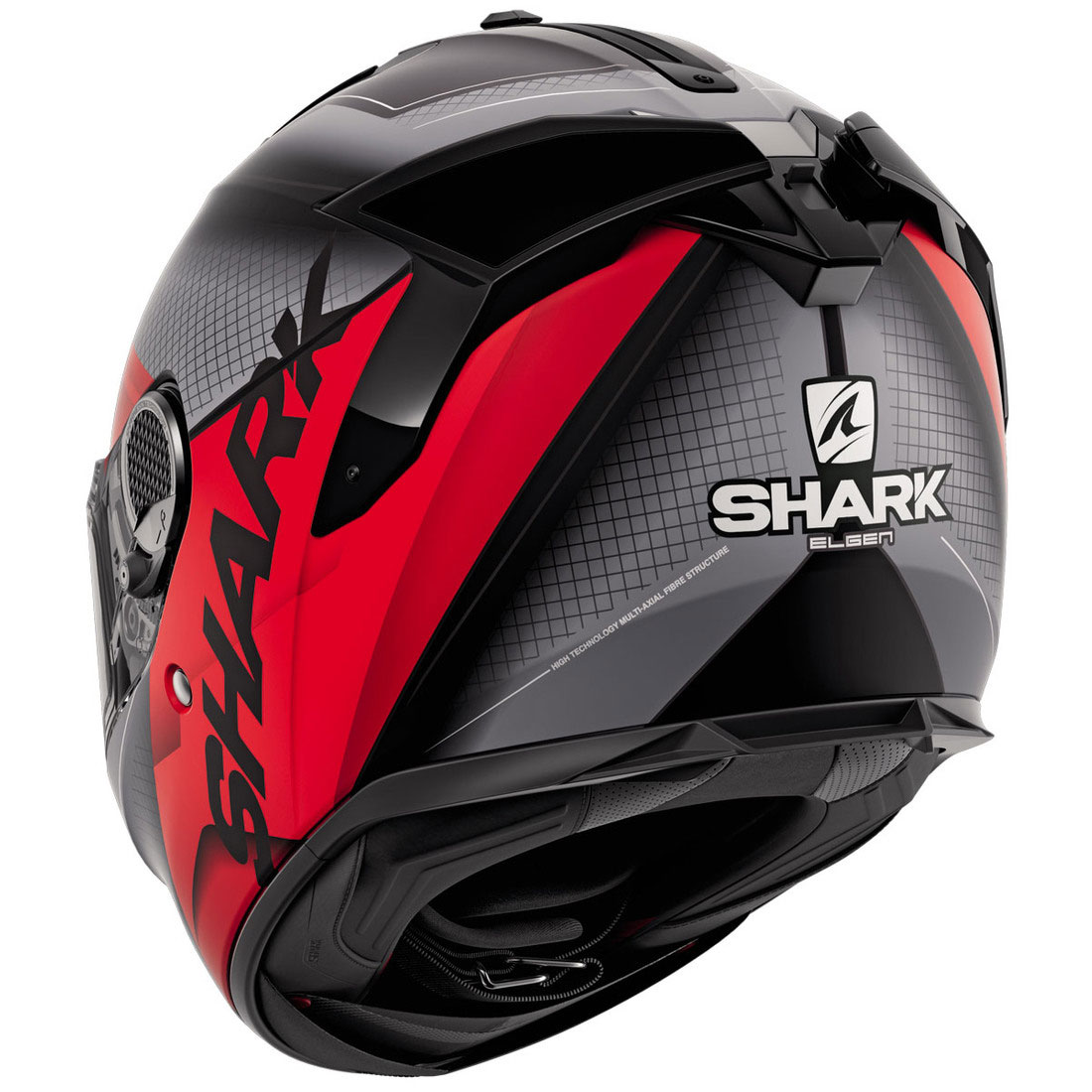 Casco Shark Spartan GT Elgen negro-rojo TALLA L