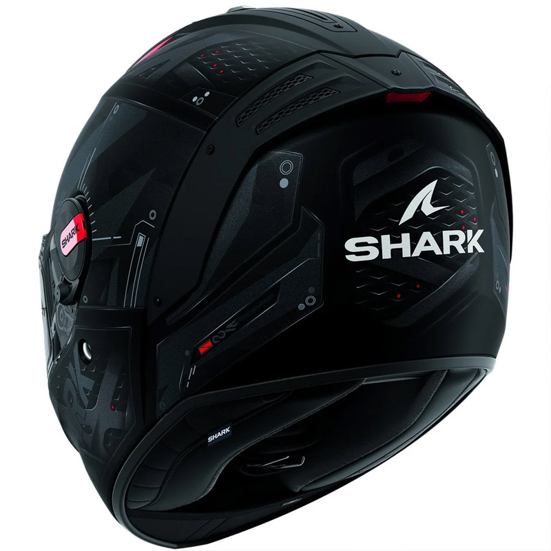 Casco Shark Spartan RS Stingrey rojo