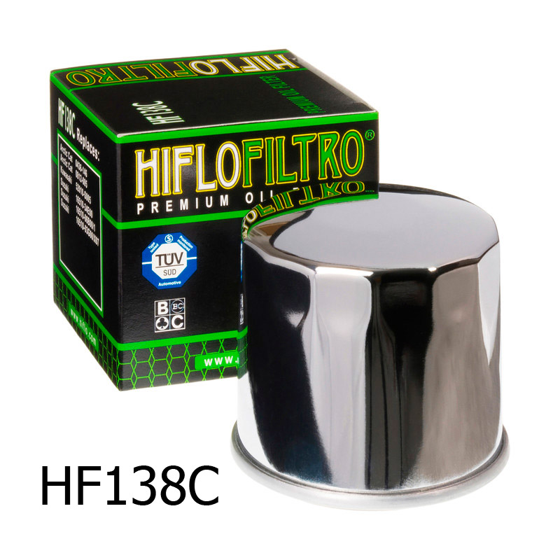 Filtro de aceite Hiflo HF138 para moto Aprilia, Kawasaki, Suzuki, Bimota