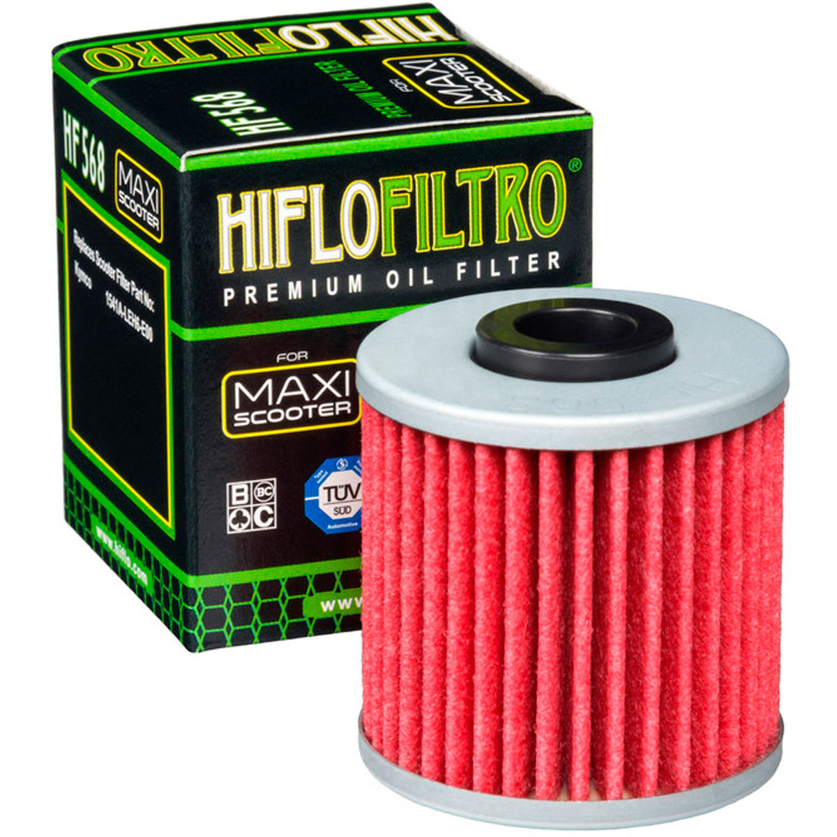 Filtro de aceite Hiflo HF568 para Kymco Xciting 12-23