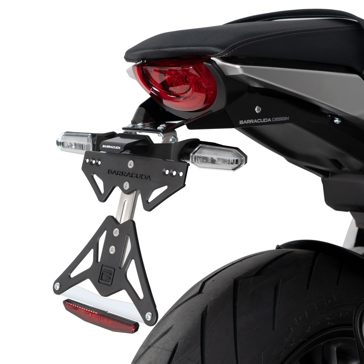 Portamatriculas Barracuda intermitentes originales Honda CB 1000R 18-22