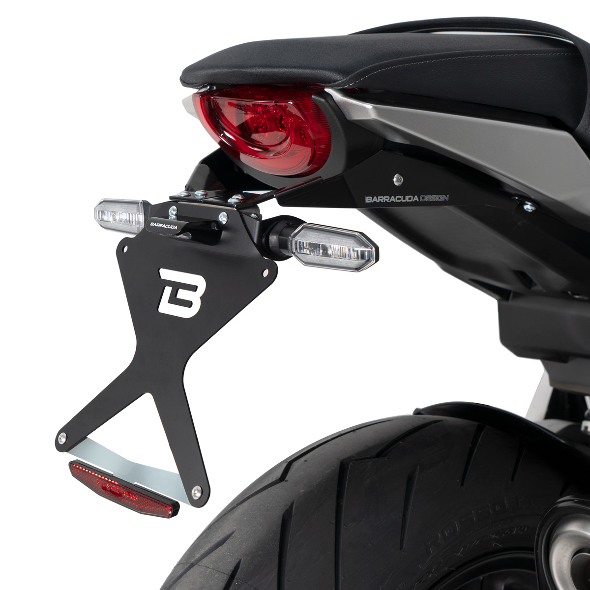 Portamatriculas Barracuda intermitentes originales Honda CB 1000R 18-22