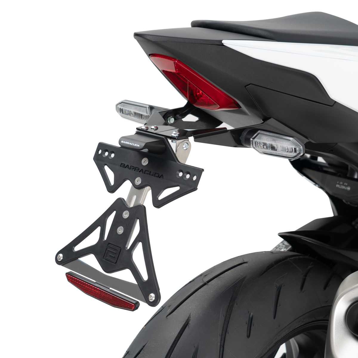 Portamatriculas Barracuda intermitentes originales Honda Hornet 1000 25+