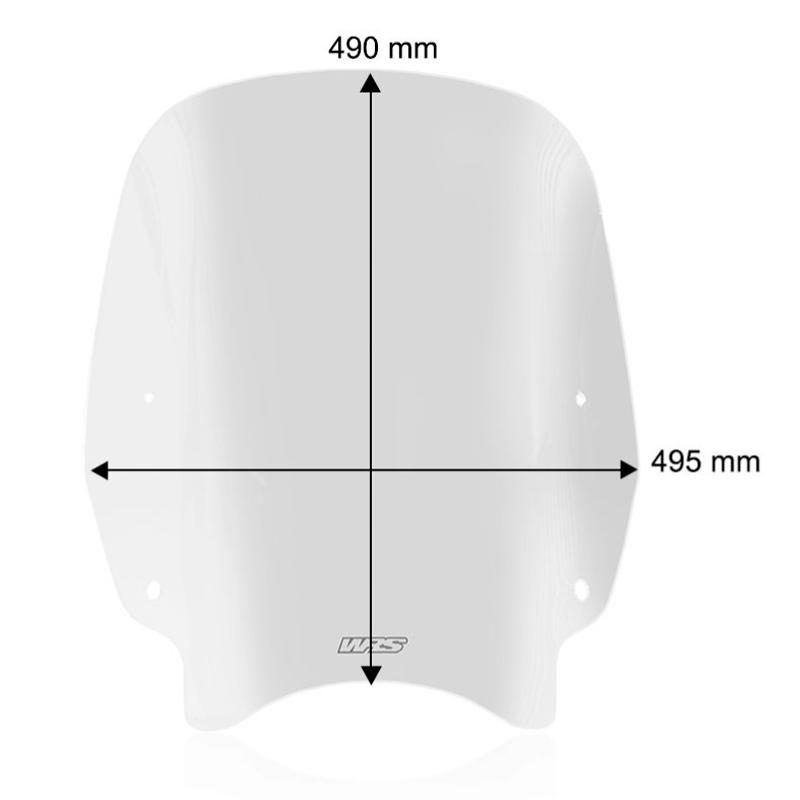 Cupula standard WRS Honda sh125 mode 13-24