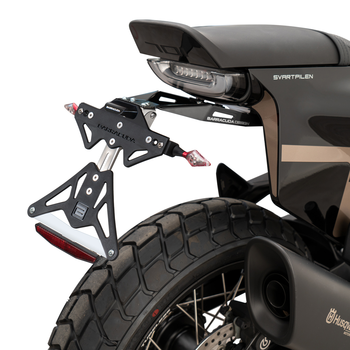 Portamatriculas Barracuda para Husqvarna Svartpilen 701 18-22