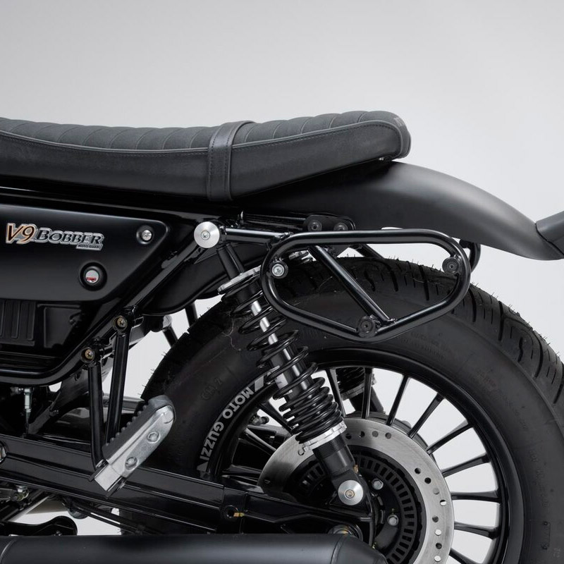 SLC Soporte lateral maleta Moto Guzzi V9 Roamer/Bobber 16- SWMotech