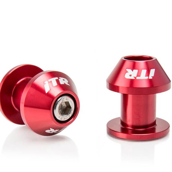 Diabolo mediano universal para caballete de moto en aluminio metrica 6mm