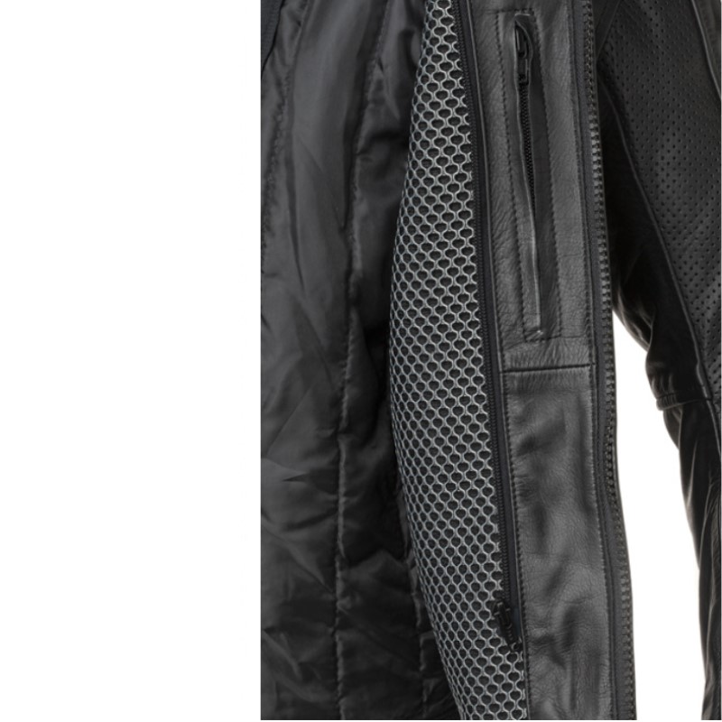 Chaqueta moto invierno de Rainers modelo Jaguar en piel